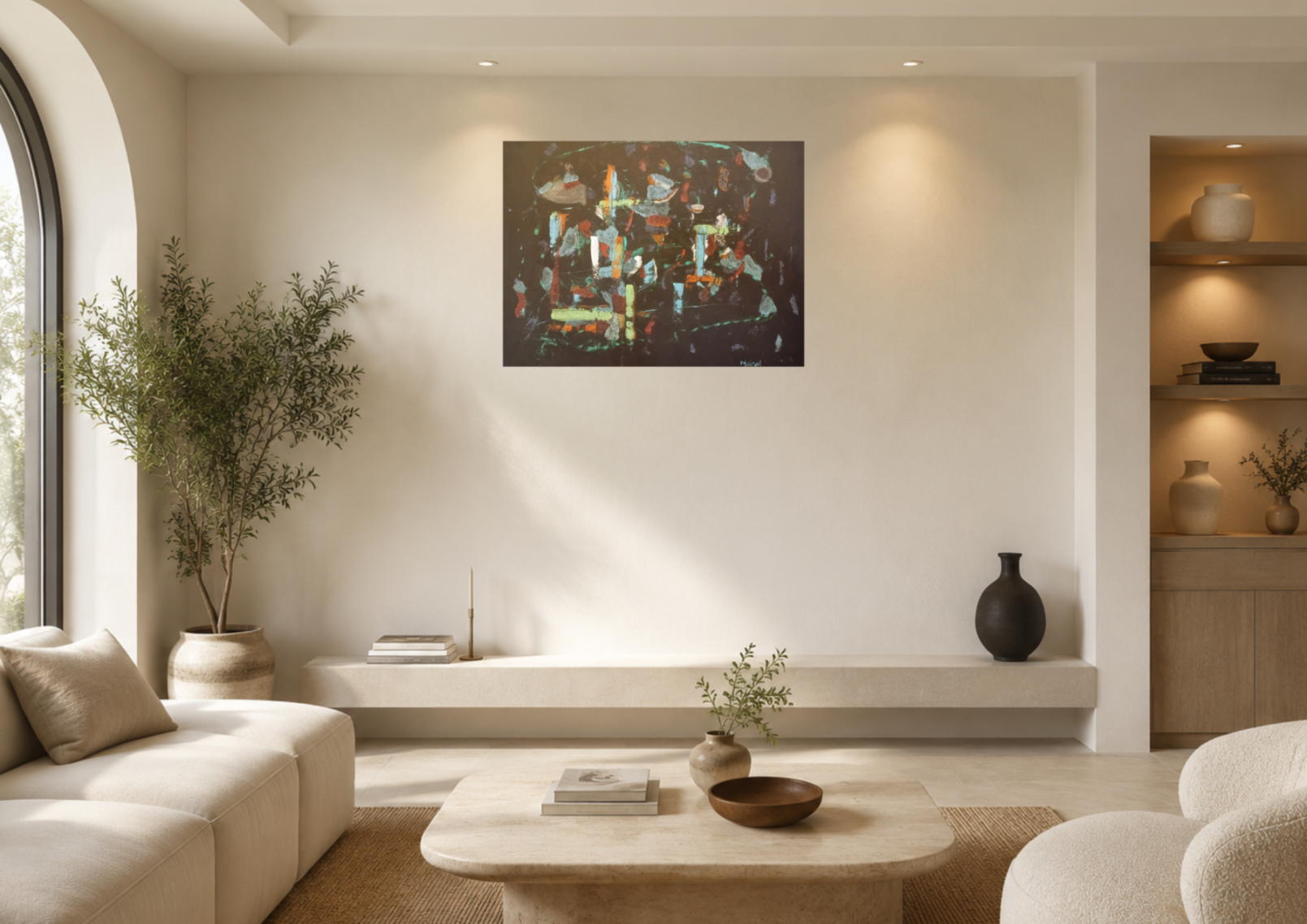Rêves enchantés - salon contemporain